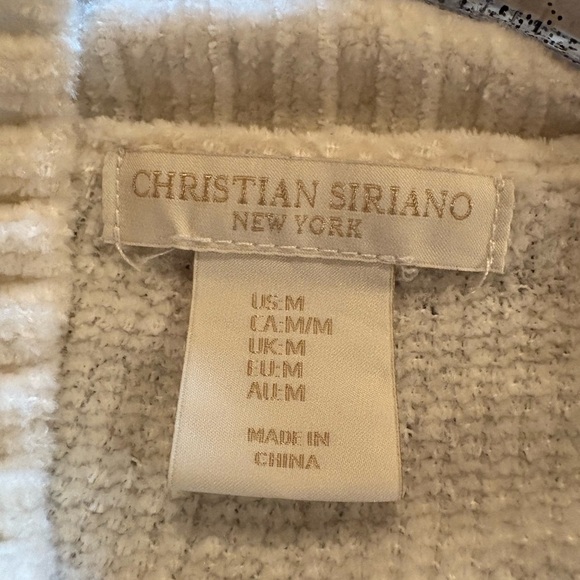 Christian Siriano New York Fair Isle Mock Neck Sweater women’s M - Picture 8 of 8